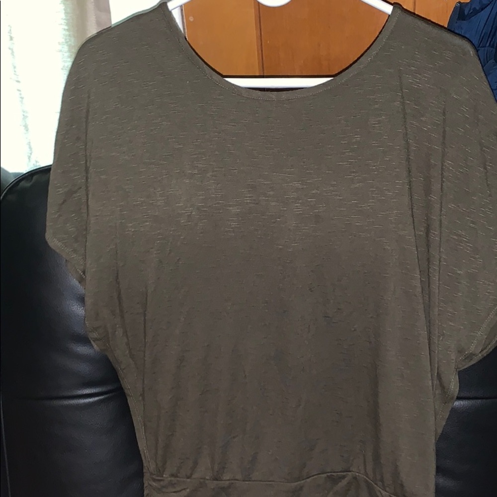 Dark green blouse